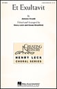 Et Exultavit Unison choral sheet music cover